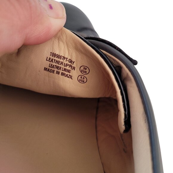 Marc Joseph New York Unisex Kids Casual Metropolitan Sneaker Gray Nappa 6.5 - Picture 10 of 15